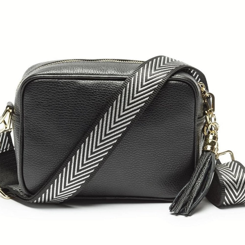 NWT Elie Beaumont camera bag with extra rainbow strap